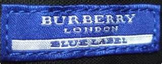 burberry blue label real or fake|burberry blue label japan.